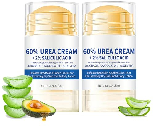 2 PCS Creme Pied Hydratante Corps, Creme Pieds Tres Secs et Abimes Crevasse, Soin des Pieds Crème Réparatrice pour Pieds Secs Crevassés