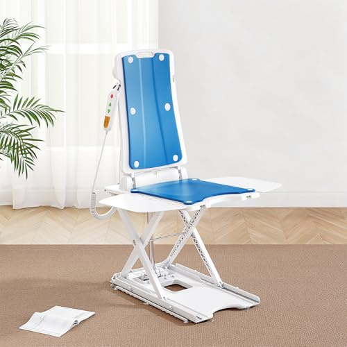 VOCIC Elektrische Aufstehhilfe, Sanfte Unterstützung beim Aufstehen vom Boden, Höhenverstellbar 0–48 cm, Multifunktional, Belastbar bis 136 kg
