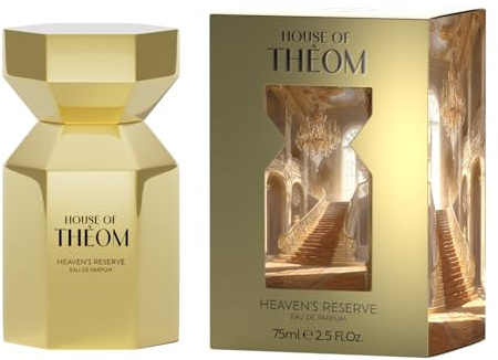 HOUSE OF THÊOM Heaven’s Reserve Eau de Parfum 75 ml – Luxuriöses Damen Parfum mit Walnuss, Cognac & Vanille – Vanille Parfüm mit warmem Duft – Gourmand & Langanhaltend