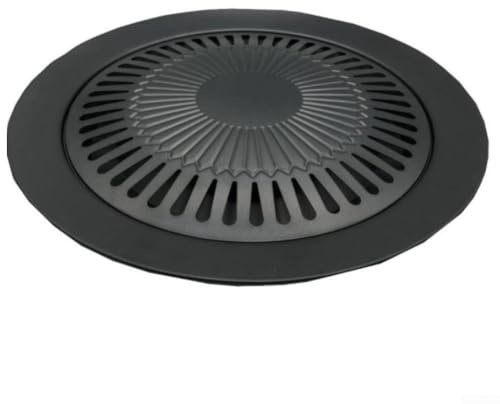 Plaque de barbecue coréen, poêle à gaz portable d'extérieur anti-adhésive, ustensiles de barbecue pour camping cuisine