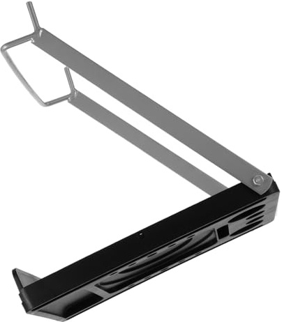 Hemobllo Folding Ladder Tool Holder Platform with Non-Slip Surface, Heavy Duty Storage Caddy for Telescoping and Step Ladders, Compact 13.78x10.63 Inch Work Tray for Home Repair