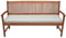 Beautissu Bankauflage - Bequeme Sitzkissen für Gartenmöbel - waschbare Bankkissen Sitzauflage - Gartenbankauflage Outdoor - Palettenkissen 120x48x5 cm - Hellgrau - Base BK