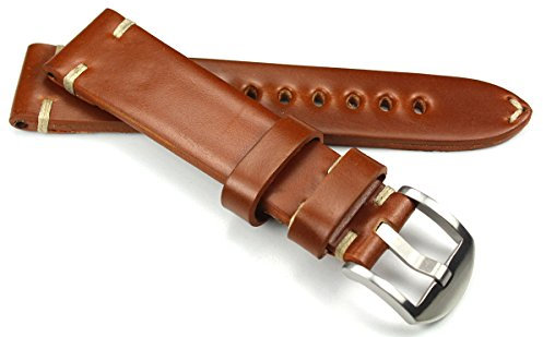 RIOS 1931 Herren Leder Uhrenarmband Shell Cordovan Vintage