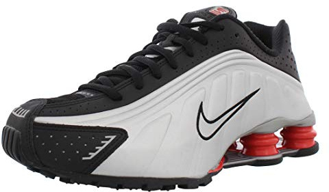 Nike Shox R4 für Herren Bv1111-100, Silber (Silver/ Black/ Red), 43 EU