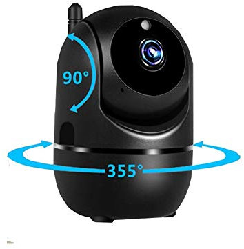 ZJ Telecamera IP di Monitoraggio della Rete 1080P HD Telecamera IP Nera Intelligente Smart Home Security Network Wireless Mini Camera Wireless