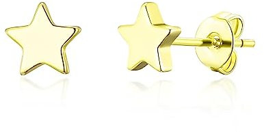 Philip Jones Gold Plated Star Stud Earrings