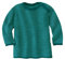Melange-Pullover Baby & Kleinkind - 100% Bio-Merino – atmungsaktiv & warm - Unisex Gr. 50-104 - nachhaltig & fair – dehnbar mit Knopfverschluss - Made in Germany | Pacific-Lagoon Gr. 74-80