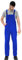 BWOLF Slater Salopette da Lavoro Uomo Multitasche Salopette Lavoro in Blu, Rosso, Grigio, Nero, Verde, blu reale, S