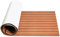 Einfeben Eva Imitation Teak Bodenbelag Matte,Selbstklebend Teppich Pad,Eva Schaum Boot Yacht Bodenbelag Teppich,für Boot,Bodenbelag,Surfbrett,Boot Yacht,Marine,Braune
