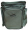 Rucksack aus Korbgeflecht, Pilze, Trüffel und Kastanien, Olivgrün, olivgrün