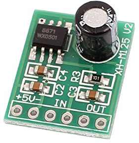 Ruilogod XH-M125 2-6V Singing Machine-Verstärker MONO Lithium-Batterie 6W Erhöhen des Power Board-Moduls
