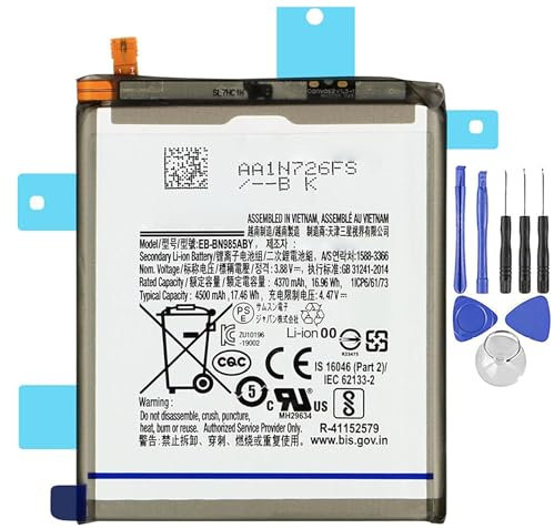 BATTERIA COMPATIBILE per SAMSUNG GALAXY NOTE 20 ULTRA SM-N985F N986 N985 Con Capacita' Originale 4500Mah EB-BN985ABY +SET ATTREZZI Ricambio Sostituzione