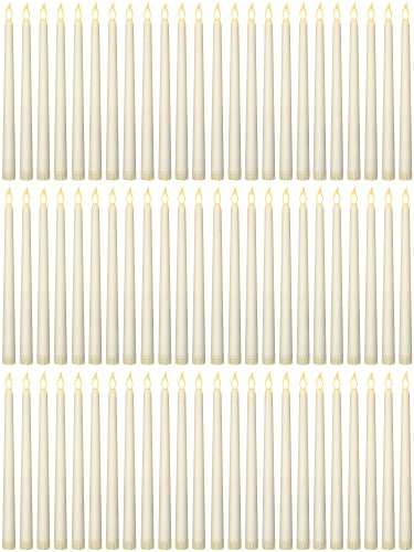 Retisee 100 LED Flameless Candles Battery Operated 11 Inch Ivory Taper Candles for Multiple Occasions