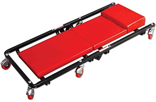 UZIAH Zusammenklappbarer Auto Creeper, Robuster Werkstatt Crawler Mit 6 Rädern Und Kopfstütze Für Garagen Werkstatt Inspektion Mit Einer Tragfähigkeit Von 120 Kg