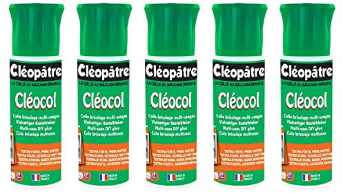 CLÉOPÂTRE Lot de 5 Cléocols Colle Extra Forte en 25 gr