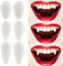 FOMIYES Halloween Vampir Zähne, Vampirzähne-Set, Vampirzähne Eckzähne, Vampir Zähne Kostüm Zubehör für Halloween-Dekorationen 6 Paar
