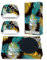 Skin Sticker für Xbox Series S Konsole und Controller, Vinyl-Aufkleber Serie S, Schutzzubehör für X-Box Serie S (grünes Blatt)