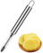 Tinkber Pelapatate in Acciaio Inox, Sbucciatore per Verdure in Acciaio Inox, Argento