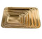 Vassoio in Cartone ORO Pasticceria Confezione da 10 kg VARI FORMATI roma milano Vassoi Monouso per Dolci Pasticcini Torte pasta all'uovo (Roma 8 Milano 8BS - 32,2 x 42,5cm 60pz circa)