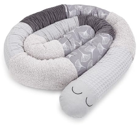 Liebes von priebes Wickeltischumrandung OTTO | Baumwoll-Umrandung für Wickeltisch & Kommode 140 cm | zum Spielen & Kuscheln | waschbar bei 30°C | Schutz & Komfort für Ihr Baby