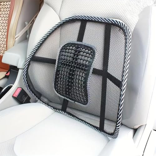 RiJpex Auto-Lendenstützkissen,kompatibel mit Smart Fortwo Forfour 450 451 452 453 454 EQ,Kissen,1-Black-White
