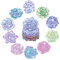 Diamond Painting Untersetzer 10er Set, Untersetzer Diamond Painting Basteln Erwachsene DIY Rose Diamond Painting Kinder 5d Diamant Painting Untersetzer für Gläser Weingläser Vasen