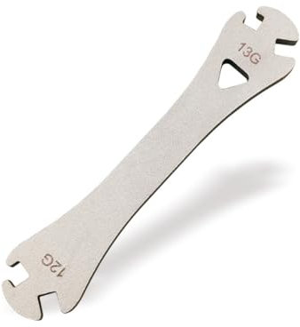 TSTRAUM Speichenschlüssel Fahrrad,Anziehwerkzeug Passend für 10G bis 15G Speichen, Speichenspanner - Nippelspanner,Multi-Size Fahrradspeichen Werkzeuge (2-in-1 12G-13G)