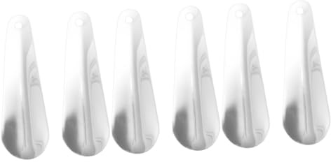 BESTYASH 3er-sets Schuhlöffel Kurzer Griff Wiederverwendbar Kompakt Für Unterwegs Ergonomischer Griff Edelstahl-stiefellöffel Für Stiefel Schuhzubehör 2 Stück X 3