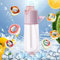 750ml Sport Air Wasserflasche mit 4 6 7 8 Geschmack Pods Trinkflasche BPA Frei, 0 Zucker 0 Kalorien für Fitness Schule (A9, 6 Geschmack Pods)