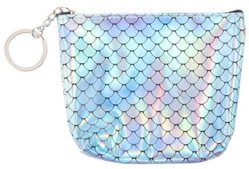 DEARMAMY Kleines Damenportemonnaie Aus Pu- Mit Reißverschluss Kartenhalter Clutch Kompakt Für Münzen Karten Und