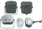 Camping Mess Tin, Mess Tin, Aluminium Allia Box Taille, Idéal pour Le Camping, la Randonnée, Le Vélo, Le Randonnée avec la Famille et Les Amis