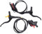 for Shi-Mano MT420 Freno Leva Freno Destra Sinistra Divisa BR MT420 Pinza Freno A Disco Idraulico 1000/1700MM 4 Pistoni con Pastiglie in Resina MTB