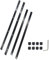 P-20177 guide rail connector Kit Fits Makita Track Saw Long Cuts,Fit DeWalt in Integrated Guide Rail T-Slots for Secure Cutting, Compatible with Festool Curtain Track parts （4 PCS）