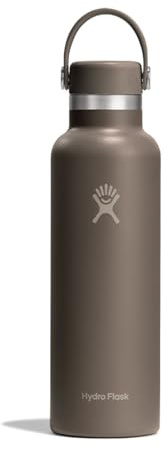 HYDRO FLASK Water Bottle - Insulated Stainless Steel - Non Spill, Leakproof in 21 Oz Sandpiper
