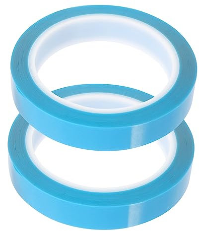 Artibetter 2rolls Diy Fixing Tape Blue Refrigerator Tape High Tensile Strength No Residue