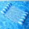 Lot de 2 hamacs à eau 4 en 1 avec filet et hamac gonflable de piscine – Hamac de piscine & hamac à eau, lit flottant et fauteuil lounge pour adultes et enfants – Bleu et orange