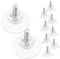 DIYEAH Lot de 10 Ventouses Antidérapantes pour Table en Verre en Métal Transparent