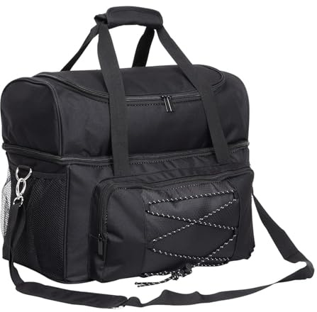 Jubilofex Bowlingtasche für 2 Bälle, Doppelrolle, Tragegurt, Leichter 2