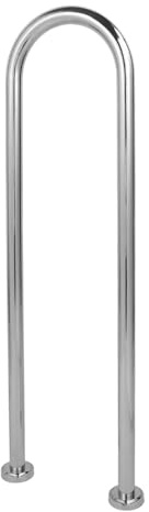 Hamwesh Main Courante de Piscine, Main Courante de sécurité en Forme de U pour Spa en Acier Inoxydable 304, Barre d'appui avec Support Antichute, pour Piscines, Piscines Creusées, Spas, Ponts de