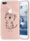 kompatibel mit iPhone 6 Hülle,iPhone 6S Hülle,Crystal Clear TPU Silikon Schutzhülle Handyhülle Transparent Muster TPU Silikon Hülle Case Tasche Etui Bumper Slimcase Etui Für iPhone 6/6S,Lustig Katze
