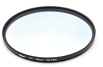 vhbw Universal UV Filter für Kamera Objektive mit 95mm Filtergewinde - UV Schutzfilter, Schwarz