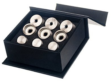 Trompetenverkleidungsset zur Verbesserung des Klangs. Für alle Yamaha-Trompeten. Maßgeschneiderte KGUBrass (schwer, gebürstetes Silber)