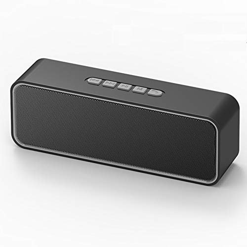 Wireless Bluetooth Speaker Outdoor Portable Mobile Car Subwoofer Smart Mini Speaker TF and USB card playback Bluetooth Call, Gray