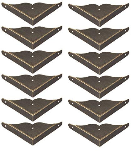 sourcing map Schreibtisch Eckenschutz Tischkantenschutz Abdeckung Metall 39 x 39 x 8mm-12St