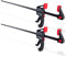 POWERTEC 71597 36 Inch Bar Clamps with Spreader, Trigger Clamps for Woodworking, One-Handed Carpenter Quick Clamp Sets for Gluing, Wood Clamps for Woodworking Tools, 2 pack