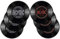 empireposter AC/DC Schallplatte - 6er Set Untersetzer - 6 Coaster im Set - Größe Ø 9,5 cm