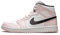Nike - Scarpe da basket da donna, Viola chiaro/Nero-bianco, 41 EU