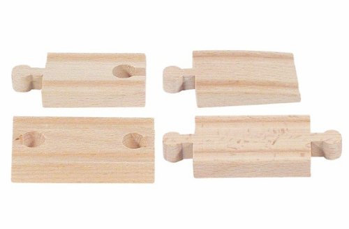 3 Sück - Holzschienen - passend für alle gängigen Holzeisenbahnen