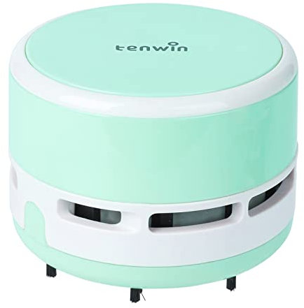 tenwin Mini Dust Vacuum Cleaner Portable Desktop Electric Dust Handheld Cordless Multifunction Cleaning for Home,Office,Computer,Suitable for Students,MOM and Woman