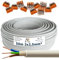 NYM-J 3x2,5 mm² 50m Mantelleitung Installationskabel mit 12 Stück WAGO Klemmen M91